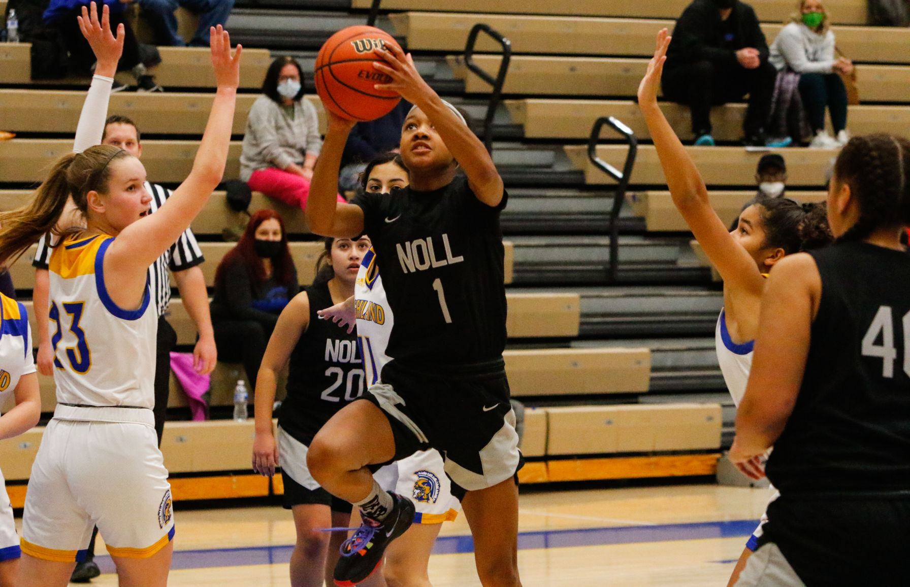 Bishop Noll at Highland girls basketball